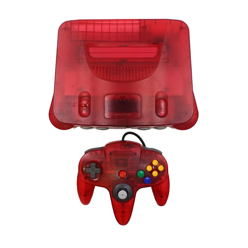 (Pre-Owned) Nintendo 64 Video Game Console - Transparent Red - ريترو